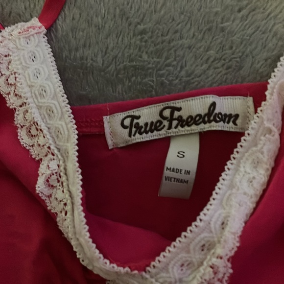 Hot Pink Nightwear Tank Top - Picture 4 of 5